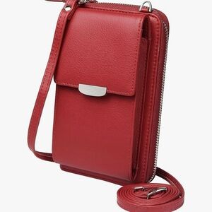 Red Crossbody Phone Bag